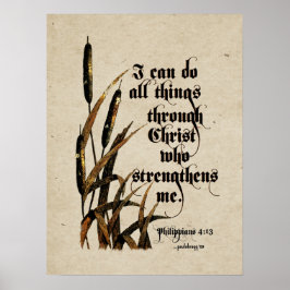 Ik kan alles doen (Filippijnen 4:13) Poster