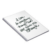 Ik kan alles doen - Inspirerend laptop Notitieboek (Rechterzijde)