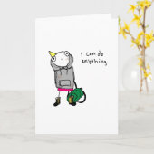 Ik kan alles doen. kaart (Gele Bloem)