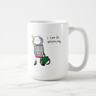 Ik kan alles doen. koffiemok