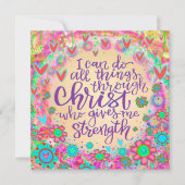 Ik kan alles doen  pastel bloeminspirerend (Voorkant)