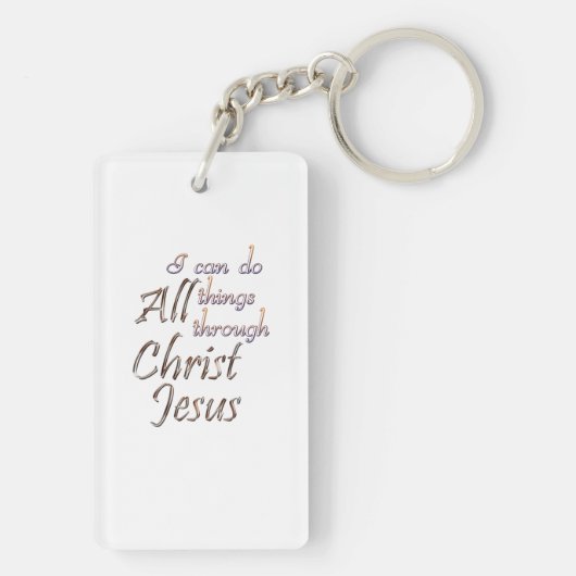 Ik kan alles doen sleutelhanger (achterkant)