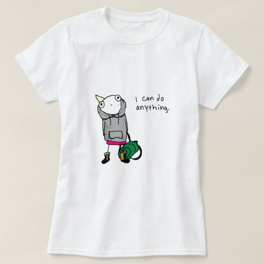 Ik kan alles doen. t-shirt (Design voorkant)