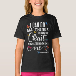 Ik kan alles doen via christ Girl T-shirt
