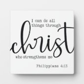 Ik kan alles doen via Christelijke Christus. Fotoplaat (Voorkant)