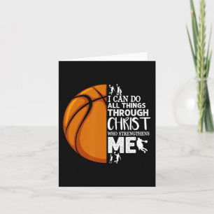 Ik kan alles doen via Christus Basketball Chri Kaart