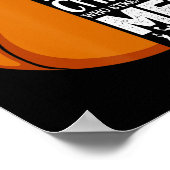 Ik kan alles doen via Christus Basketball Chri Poster (Hoek)