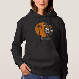 Ik kan alles doen via Christus Basketball Pl. Hoodie