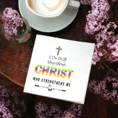 Ik kan alles doen via Christus die versterkt Notitieboek