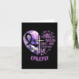 Ik kan alles doen via Christus - Epilepsie Awar Kaart