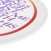 Ik kan alles doen via de Bijbel Verse Ac. Snijplank (Hoek)