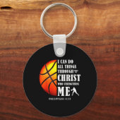 Ik kan alles doen via de Christelijke basis van Ch Sleutelhanger (Voorkant)