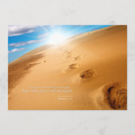 Ik kan alles doen via Him Briefkaart Inspirati