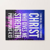 Ik kan alles doen wat bijbel Christelijk is Legpuzzel (Horizontaal)