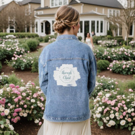 Ik kan alles doen wat Bijbelvers ontwerpen Denim Jacket