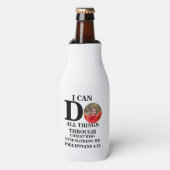 Ik kan alles doen wat Christelijk is... Flesjeskoeler (Fles Voorkant)