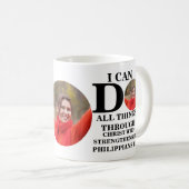 Ik kan alles doen wat Christelijk is... Koffiemok (Voorkant rechts)