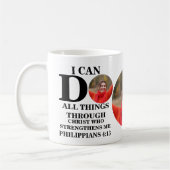 Ik kan alles doen wat Christelijk is... Koffiemok (Links)