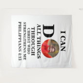 Ik kan alles doen wat Christelijk is... Wandkleed (Voorkant (horizontaal))