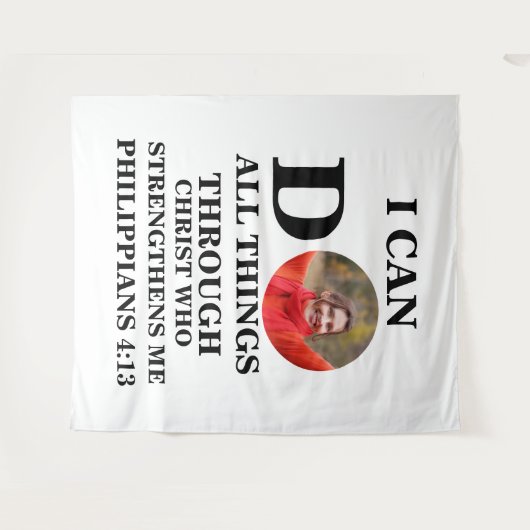 Ik kan alles doen wat Christelijk is... Wandkleed (Voorkant (horizontaal))