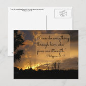 Ik kan alles doen wat Filippenzen 4:13 Briefkaart (Voorkant / Achterkant)