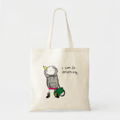 "Ik kan alles doen" zak Tote Bag (Voorkant)