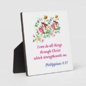Ik kan alles door Christus doen! Fotoplaat (Voorkant)