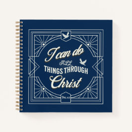 Ik kan alles door Christus doen Notitieboek