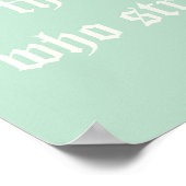 Ik kan alles door Christus doen. Poster (Hoek)