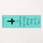 Ik kan alles door Christus doen Yogamat (Voorkant (horizontaal))