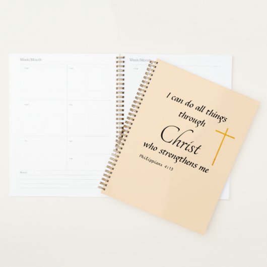 Ik kan alles door Christus Planner (Display)
