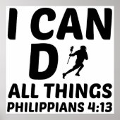 IK KAN ALLES LACROSSE DOEN POSTER (Voorkant)