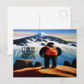 Ik kan alles Motivatie Briefkaart doen (Voorkant / Achterkant)