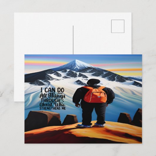 Ik kan alles Motivatie Briefkaart doen (Voorkant / Achterkant)