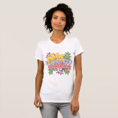 Ik kan alles motivationeel ontwerp t-shirt (Voorkant volledig)
