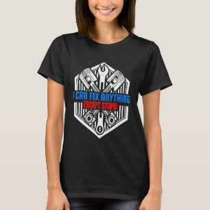 Ik kan alles oplossen, behalve stoute mechanische t-shirt