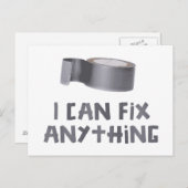 Ik kan alles oplossen met een uct tape briefkaart (Voorkant / Achterkant)