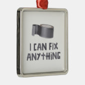 Ik kan alles oplossen met een uct tape metalen ornament (Rechts)