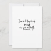 Ik kan alles via Hem doen... Bedankkaart (Voorkant)