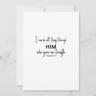 Ik kan alles via Hem doen... Bedankkaart