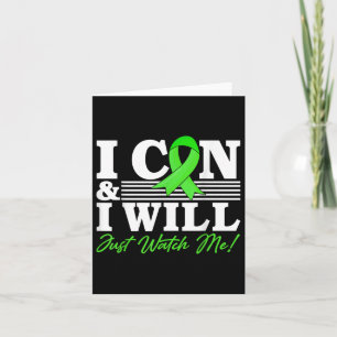 Ik kan &amp; Ik zal Lymphoma Cancer Warrior Ju ver Kaart