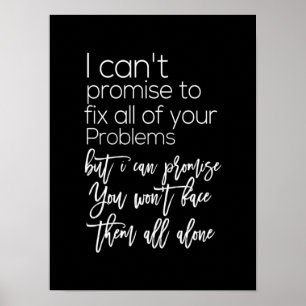 ik kan beloven dat je ze niet alleen tegenkomt poster