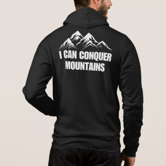 Ik kan bergen veroveren Inspirerend quote Hoodie