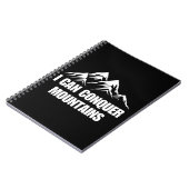 Ik kan bergen veroveren Inspirerend quote Notitieboek (Linkerzijde)