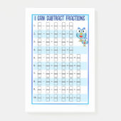 Ik kan breuken toevoegen - Blauwe Post-it notities Post-it® Notes (Voorkant)