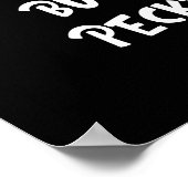 Ik kan Calm Chicken Funny Rooster zien Poster (Hoek)