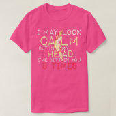 Ik kan Calm Funny Bird zien T-shirt (Design voorkant)