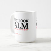 Ik kan Calm Funny Mug zien Koffiemok (Voorkant links)