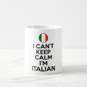 Ik kan Calm Italiaans niet houden. Koffiemok