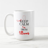 Ik kan Calm niet houden, ik ben van Illinois. Koffiemok (Links)